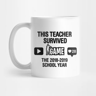 This teacher survived the 2018 2019 school year Mug